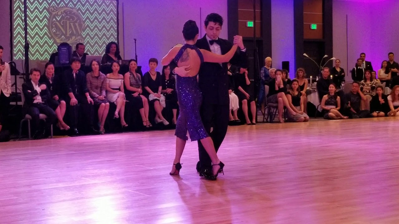 Sabrina Masso & Federico Naveira performance 2 on 7/4/18 at Nora's tango week