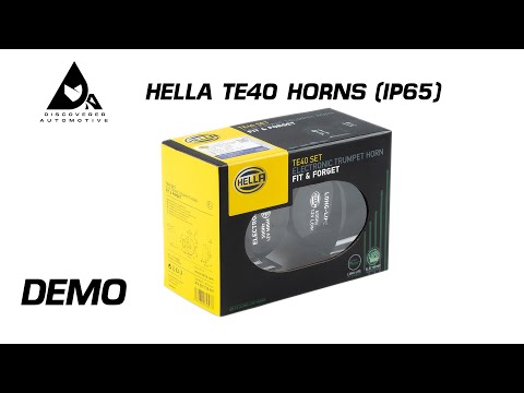 Quick & Dirty Demo | HELLA TE40 Horns (IP65) | Discoverer Automotive