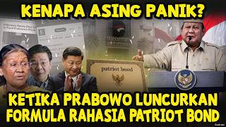 Download lagu PRABOWO'S 'BRILLIANT STRATEGY' VIA PATRIOT BONDS HAS FOREIGNERS STUNNED mp3