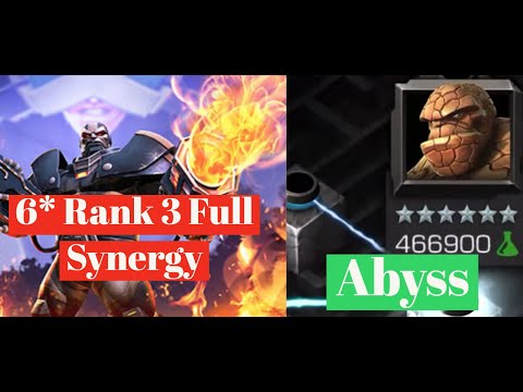 6* Rank 3 Apoc with Full Synergy vs Abyss Thing