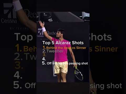 What is Alcaraz’s best ever shot? #alcaraz #tennis #shorts #tennistv