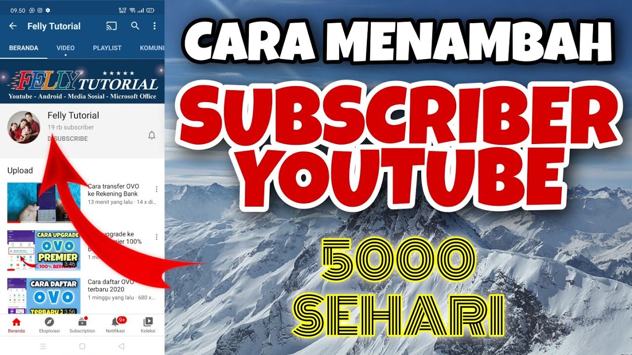 Cara menambah Subscriber Youtube tercepat 2020