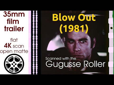 Blow Out (1981) 35mm film trailer, flat open matte, 4K *CROPPED