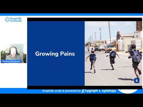 Apidays GraphQL Scale 2022 - Building the Graph at Booking.com By Matt Sexton.