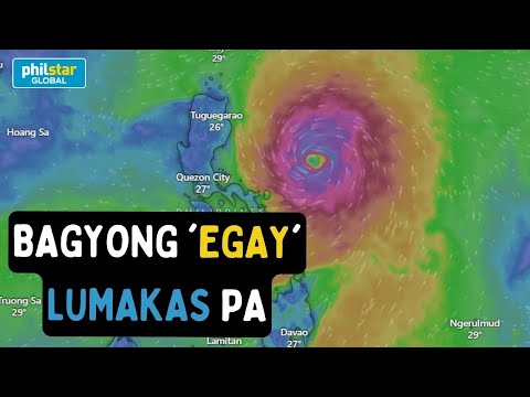 PAGASA Weather Update: Signal No. 2 nakataas sa ilang bahagi ng Luzon dahil sa bagyong 'Egay'