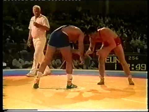 Chabelov,Leri (URS) - Balz,Heiko (GER) 100 ktg. Final. 1992 Olympiyskie igri.Barcelona