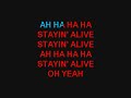 Bee Gees Stayin Alive Karaoke Dance Revival
