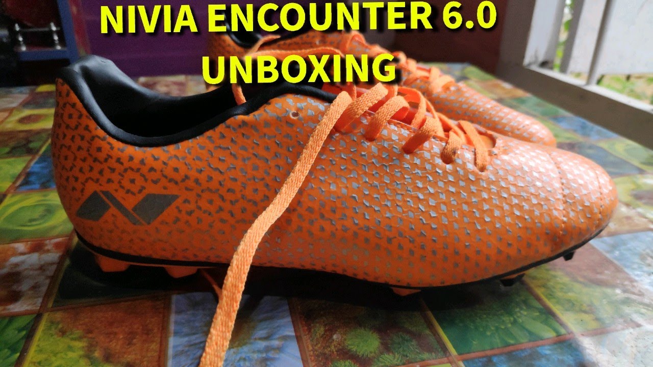 Watch video Nivia encounter 6.0 football shoes unboxing Now Nivia encounter 6.0 football shoes unboxing