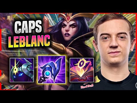 CAPS PERFECT GAME WITH LEBLANC! - G2 Caps Plays Leblanc TOP vs Jayce! | Patch 11.22