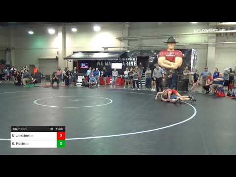 127 Lbs Round Of 16 Nonnie Justice Team Missouri Vs Keriana Potts Team Georgia