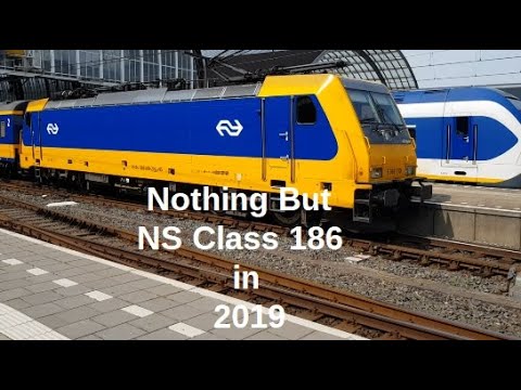 Nothing But Dutch (Nerderlandse Spoorwegen) Class 186 TRAXX  in 2019