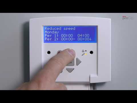 Helios AIR1 I Programming the Timer using the ECO Control Element