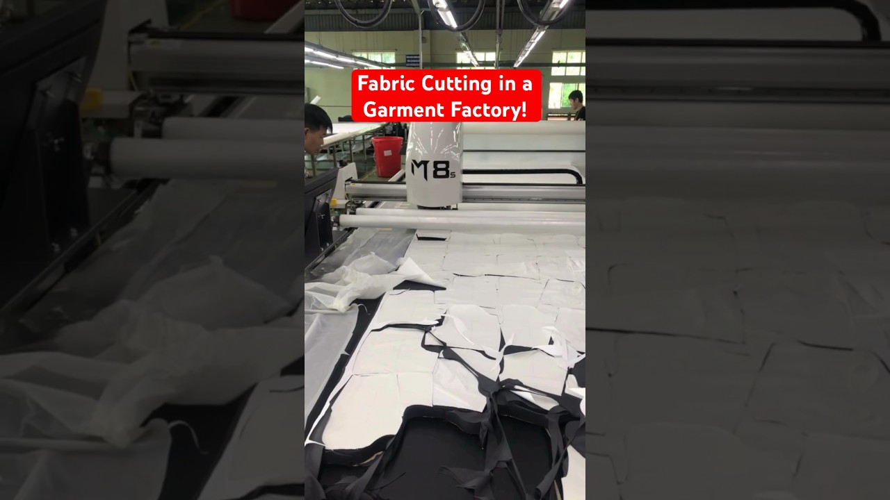 8cm Fabric Layers Cut in 5 Seconds – Automated Cutting Machine in Action!