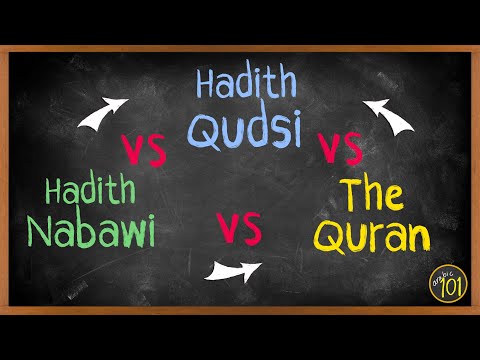What's the difference? Hadith Nabawi vs Hadith Qudsi vs The Quran | Arabic101