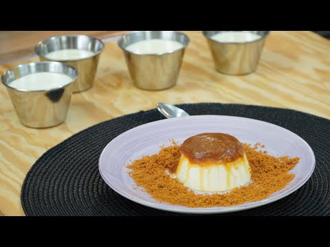 😋 FLANES DE QUESO con CREMA casera de CARAMELO