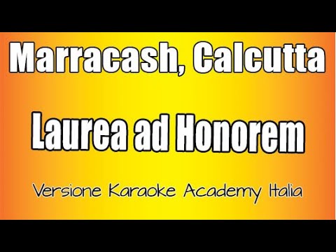 Marracash & Calcutta -  Laurea ad Honorem (Versione Karaoke Academy Italia)