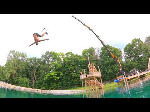 Worlds Dumbest Backyard Rope Swing!! Video