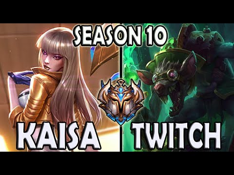 Kaisa vs Twitch ADC - EUW Challenger ✔️ Patch 10.19 ✔️