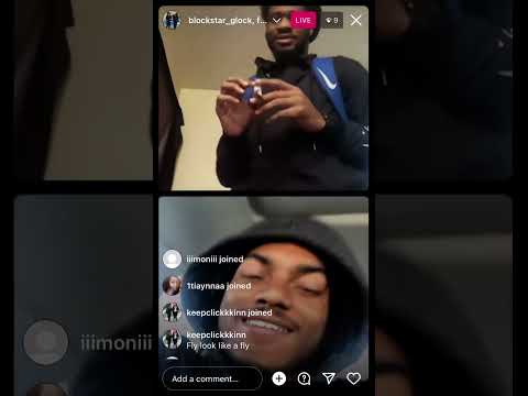 Blockstar Glock On IG Live