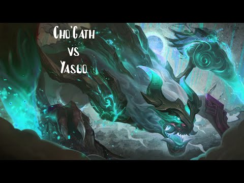 RANK 1 CHO'GATH WORLD VS YASUO (RARE TRYHARD GAME) | Sakuritou