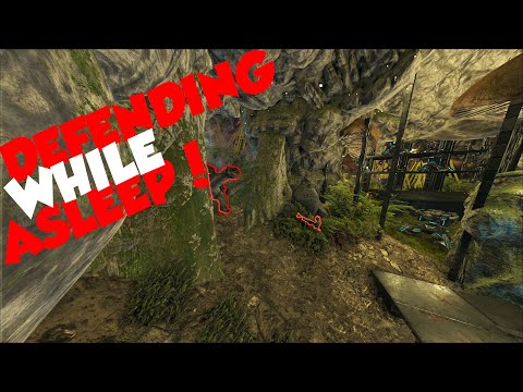 Defending from RAIDERS SOLO at 5am - Ark Small Tribes PvP