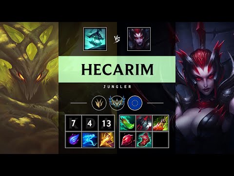 Hecarim Jungle vs Elise - EUW Challenger Patch 25.10