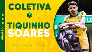 🎙️🦁 COLETIVA COM TIQUINHO SOARES - PRÉ-JOGO BOTAFOGO X MIRASSOL