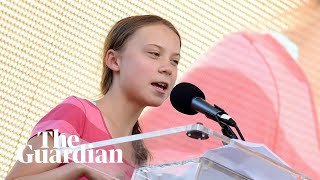 'We will make them hear us': Greta Thunberg's speech to New York climate strike