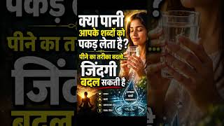 क्या पानी आपके शब्दों को पकड़ लेता है पीने का तरीका बदलो… जिंदगी बदल सकती है #shorts #viral 