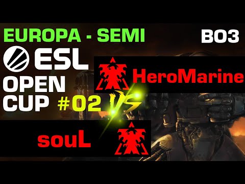 StarCraft 2 - HeroMarine vs souL (TvT) BO3 - SEMI FINAL - ESL Open Cup #02 - Europa [PT-BR]