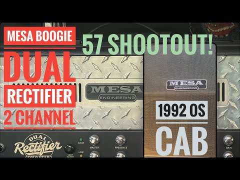 Mesa Boogie 2 Channel Dual Rectifier & OS 1992 Mic Comparison