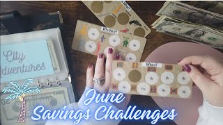 June Cash Stuffing No. 1 $233 | savings challenges