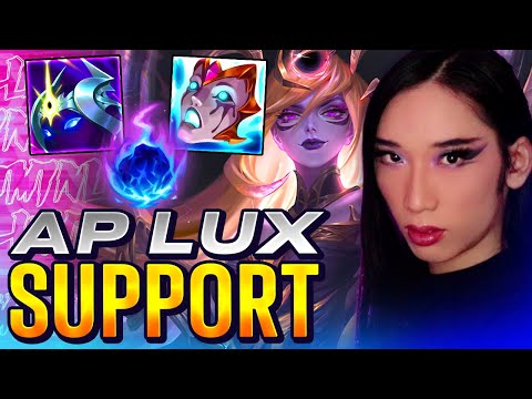 This is how you HARD CARRY as AP LUX SUPPORT! (MY TEAM PINGED ME AND FOR WHAT?!)