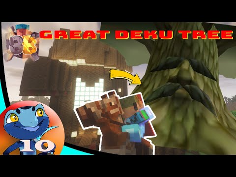 MikeCroakPhone - I build the Great Deku Tree Dungeon in Minecraft pt1 | Block Breaking | S2 Ep.10