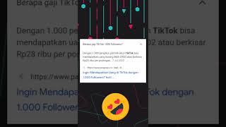 Download lagu Berapa gaji TikTok 1000 followers? #tiktok #tiktokfyp #tiktokshop #tiktokshorts #gajitiktok mp3
