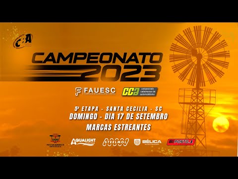 Marcas ESTREANTES - 5° Etapa do Campeonato Catarinense de Automobilismo Domingo dia 17/09/23