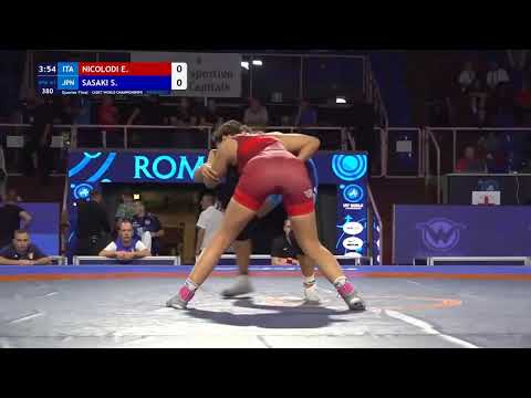 NICOLODI E. (ITA) VS SASAKI S. (JPN) | WW 61 KG | CADET WORLD CHAMPIONSHIP ROMA 2022 |