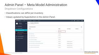 Axon Data Governance Configuring Dropdowns