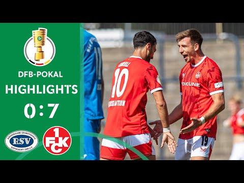 Rote Teufel zünden Feuerwerk! | RSV Eintracht - 1. FC Kaiserslautern 0:7 | Highlights | DFB-Pokal