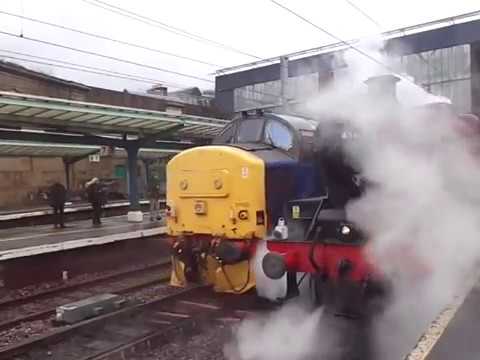 The x2 Class 37 DRS was passed through here and The No.45699 'Galatea' at Carlisle.