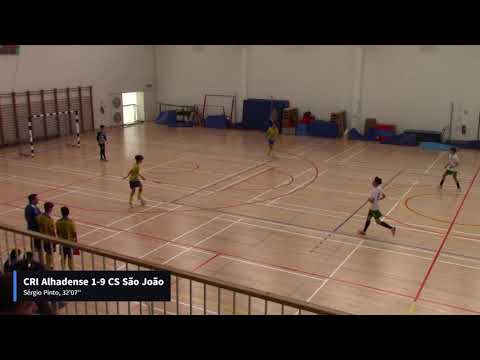 CRI Alhadense 1-11 CS São João (Juvenis, Torneio de Encerramento AFC)