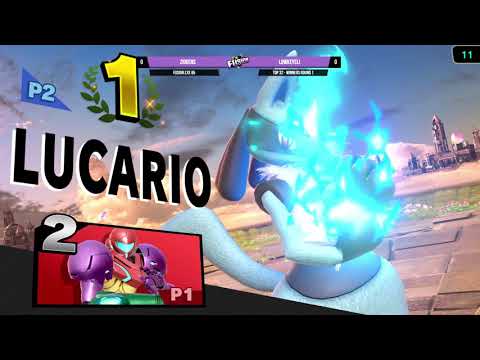 Fusion.exe 65 - LowkeyEli (Donkey Kong, Lucario) vs Ziggens (Fox, Samus) - Top 32 - Winners Round 1