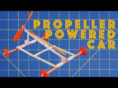 Young Engineers: How to make a propeller powered car - Engineering project for kids