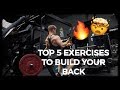 TOP 5 EXERCISES TO BUILD YOUR BACK | TEEN BODYBUILDER