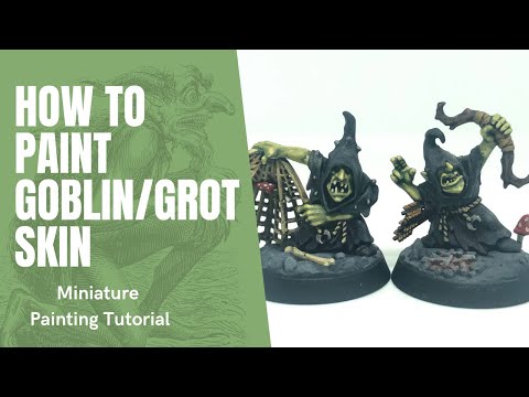 How to Paint Goblin / Grot Skin