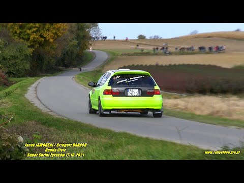 Jacek JAWORSKI / Grzegorz BANACH - Honda Civic - Super Sprint Żyraków 17-10-2021