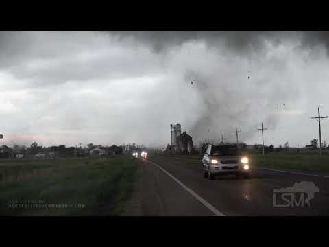 05-24-2021 Selden, KS - Full Chase - Close-Range Tornado Hits Town