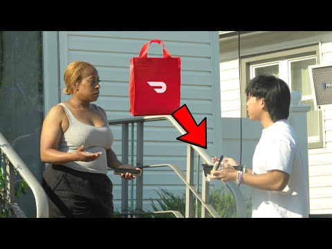 Eating People's Doordash Prank!!