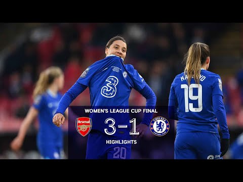 Arsenal v Chelsea (3-1) | Highlights | FA Women's League Cup