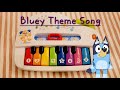 Bluey Theme Song on a kids toy piano